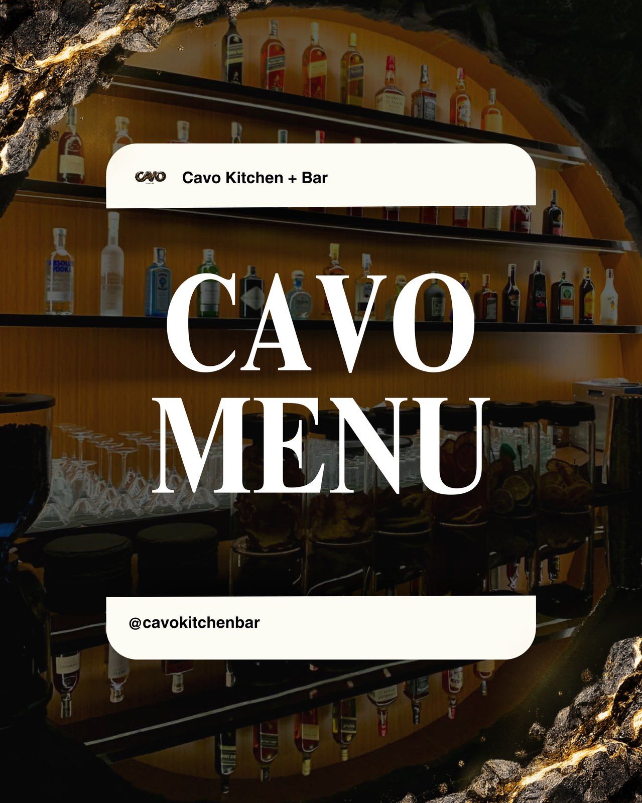 Poster: A first look at the Cavo menu
